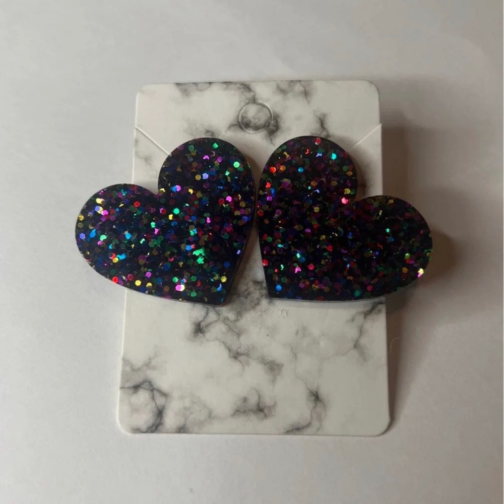 Jumbo Heart Earrings